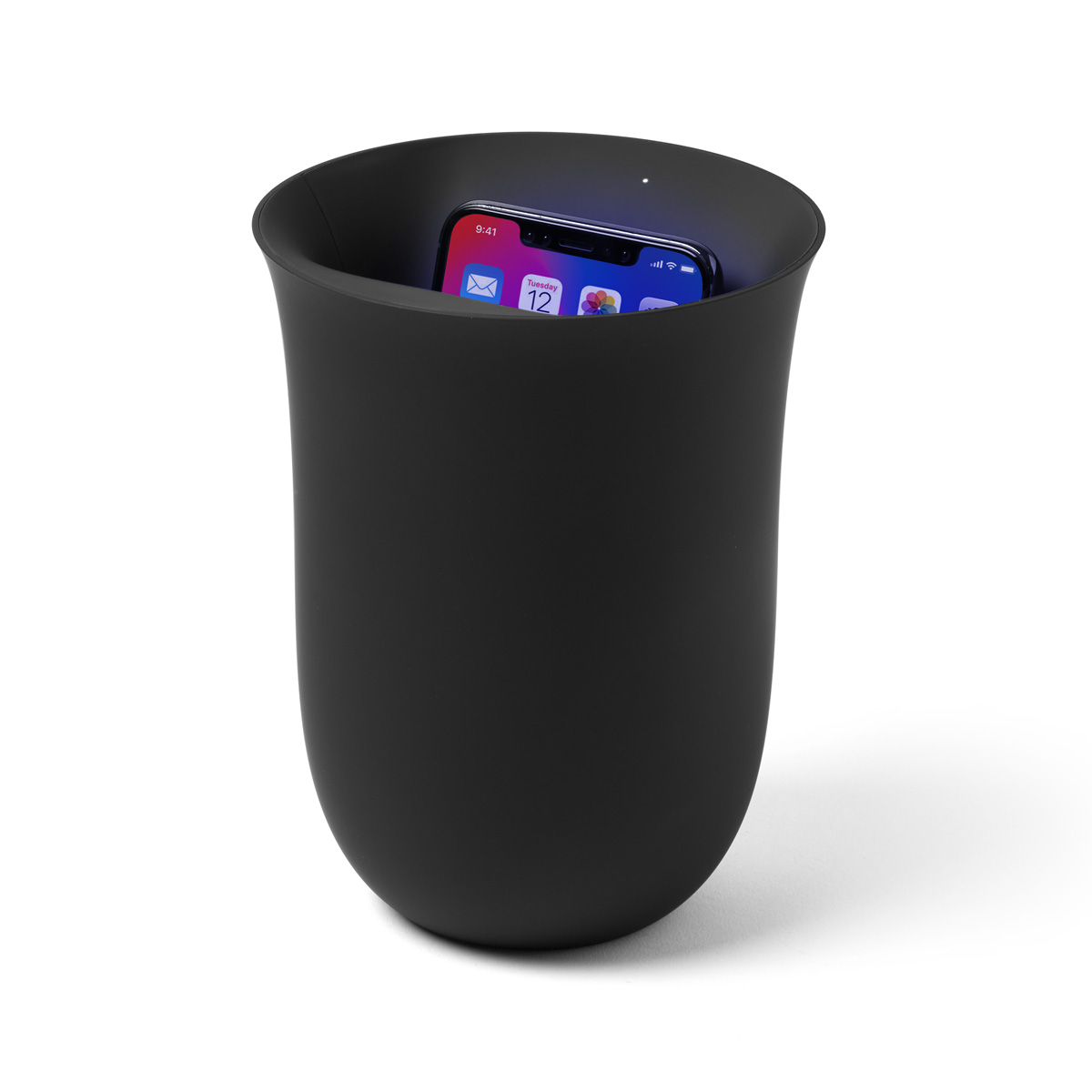 Lexon Oblio - Wireless charging station with built-in UV sanitizer