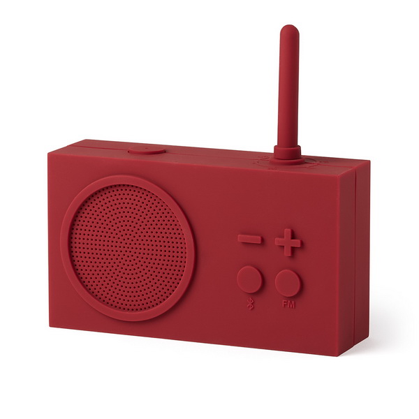 Red Radioretro Bluetooth Radio Speaker - Wireless Hifi Stereo