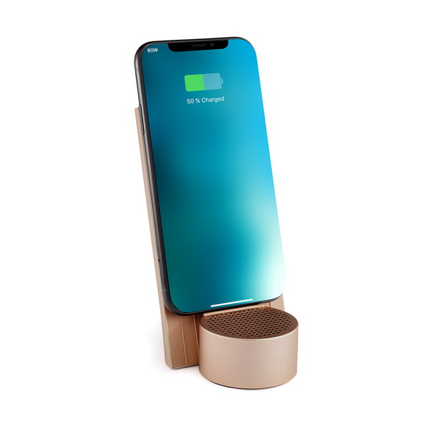image Charge your smartphone and listen to your favorite sound, with elegance