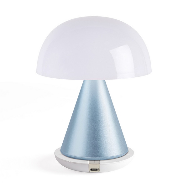 Lampe extérieur sans fil rechargeable Mina Medium LED Lexon - bleu