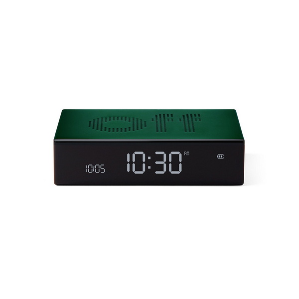 Lexon Flip Premium - Reversible LCD alarm clock