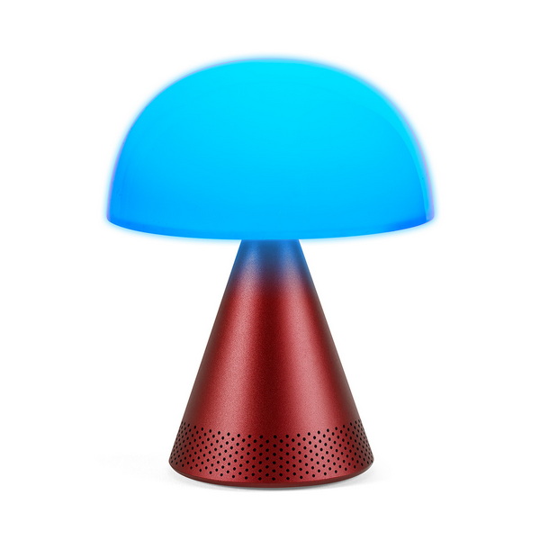 LED Lamp & Speaker | Mina L Audio - Soft Gold | Lexon