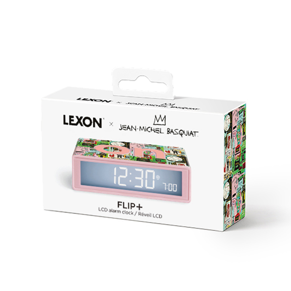 Lexon Flip + - Réveil LCD réversible radio-contrôlé (EU)